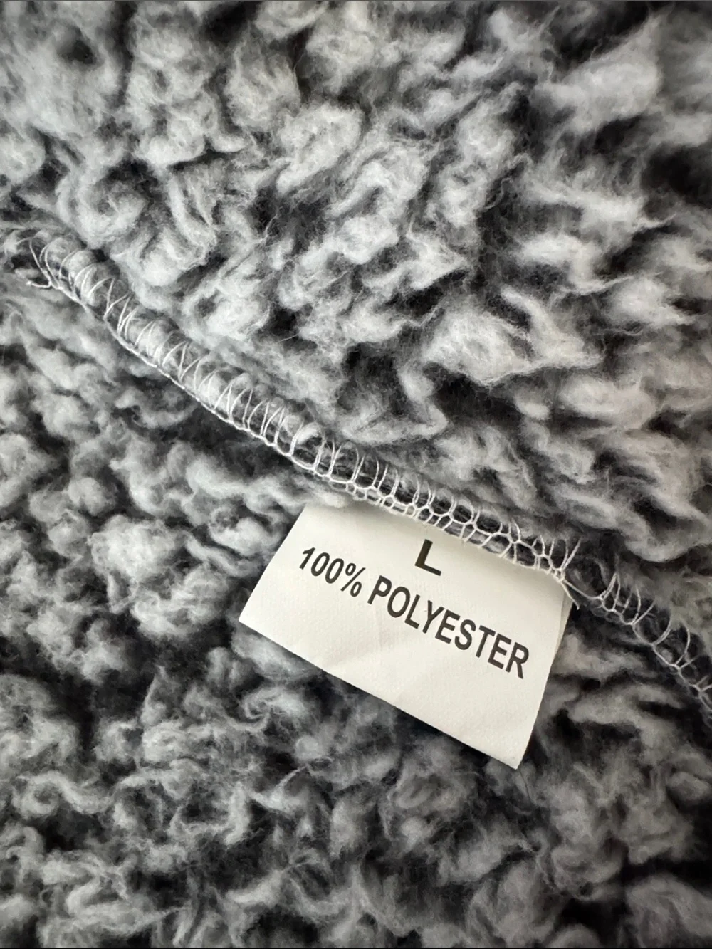 N/A plush sherpa